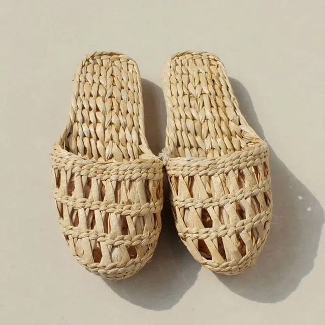 Chinese Comfortable Handmade Indoor Flat Sandal