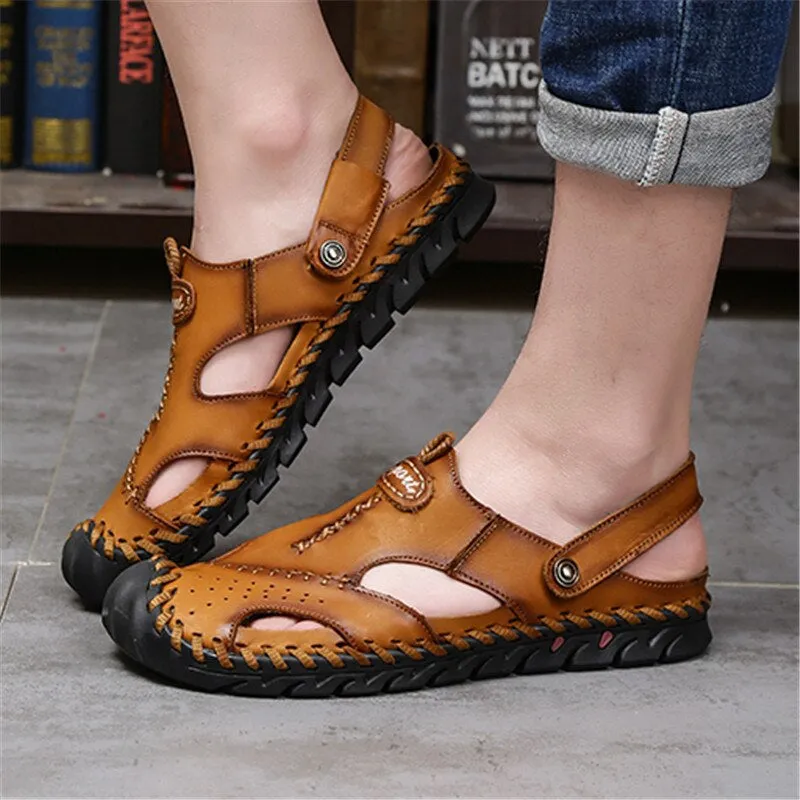 Classic Casual Comfortable Leather Men's Sandals