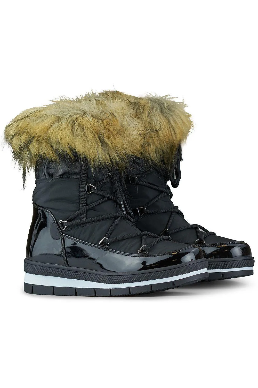 Cozy Faux Fur-Lined Winter Boots for Women