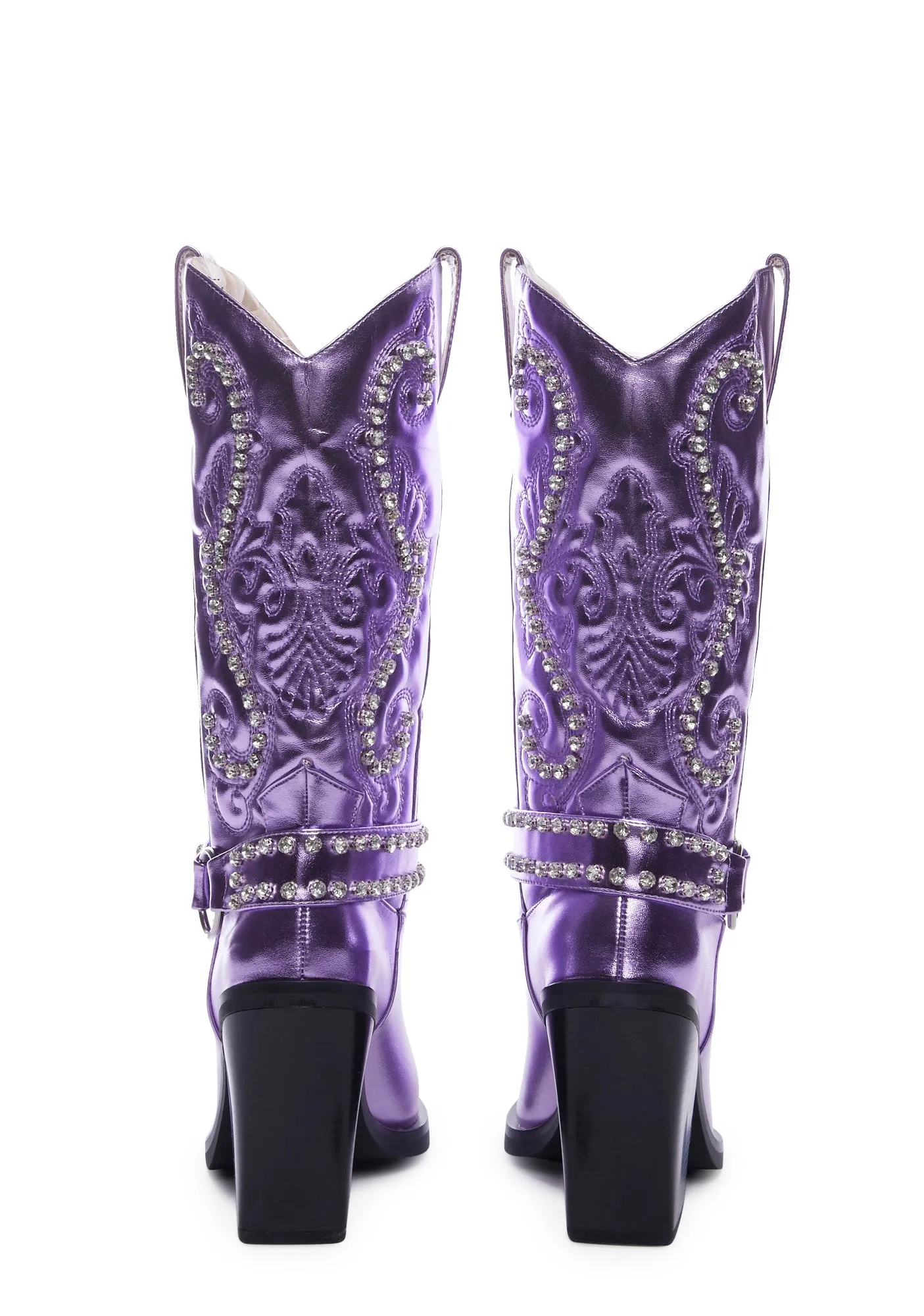 Dalton-4 Cowboy Boots - Lilac