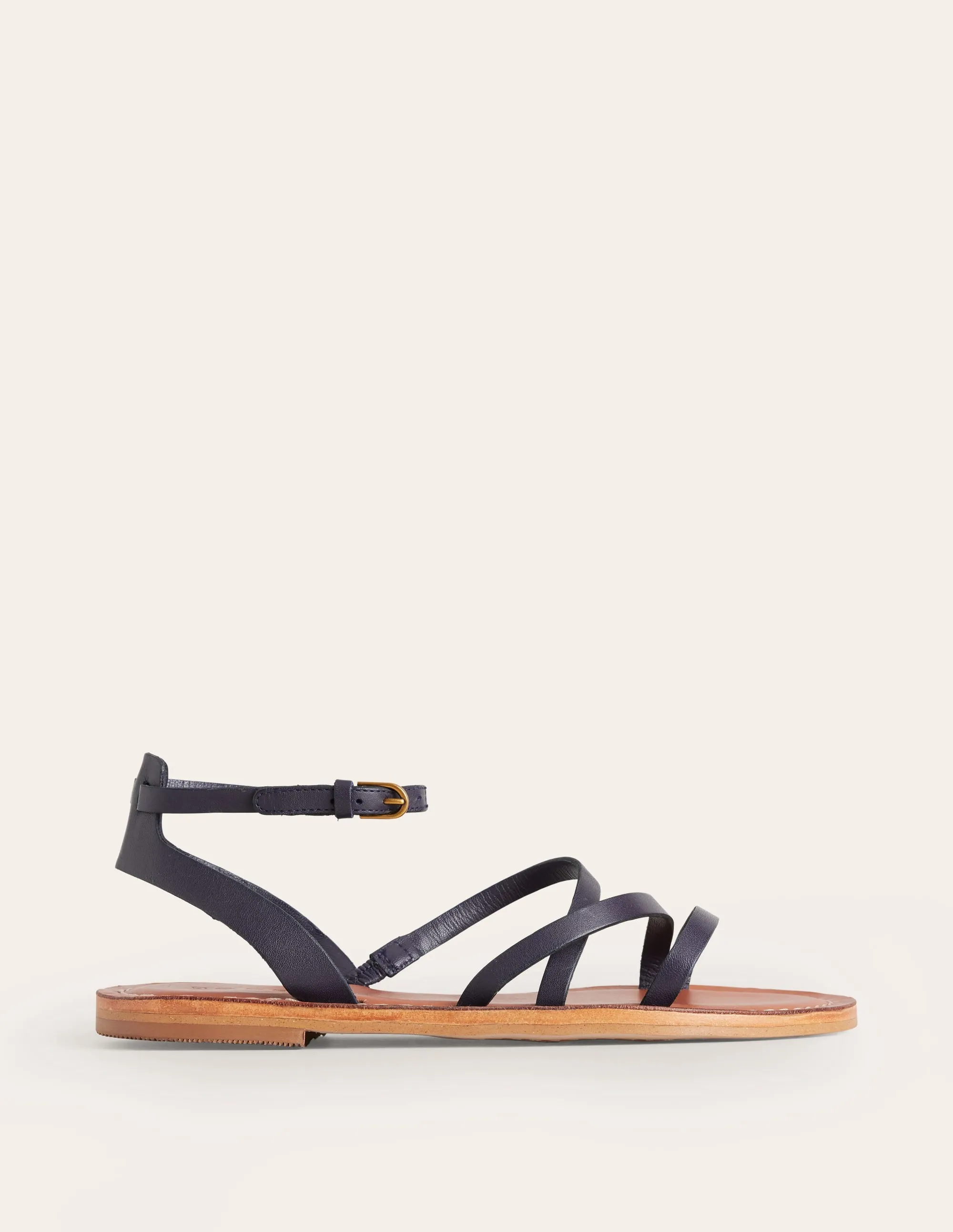 Everyday Flat Sandals-Navy