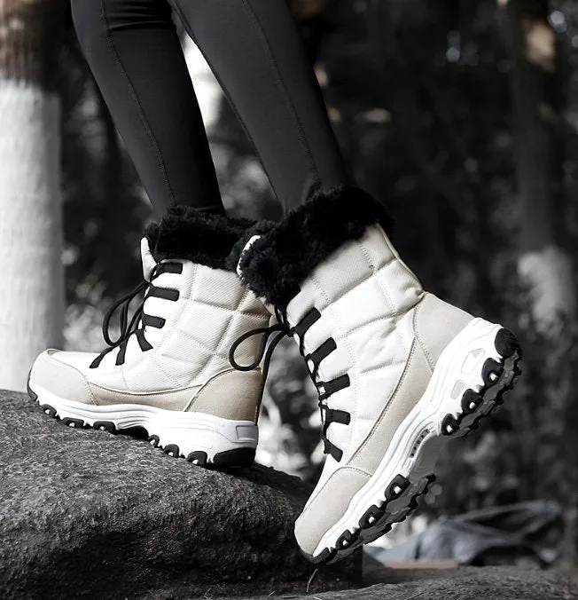 Faux Fur Lined Winter Boots