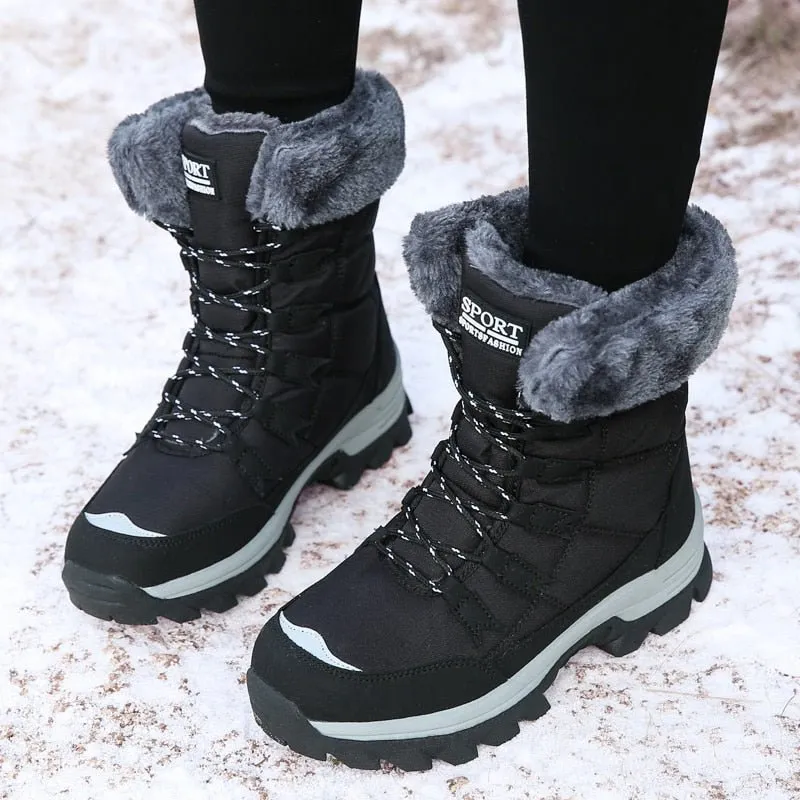 Faux Fur Lined Winter Boots