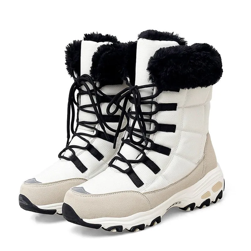 Faux Fur Lined Winter Boots