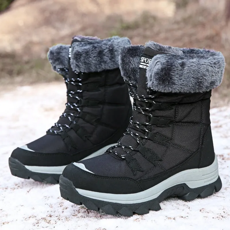 Faux Fur Lined Winter Boots