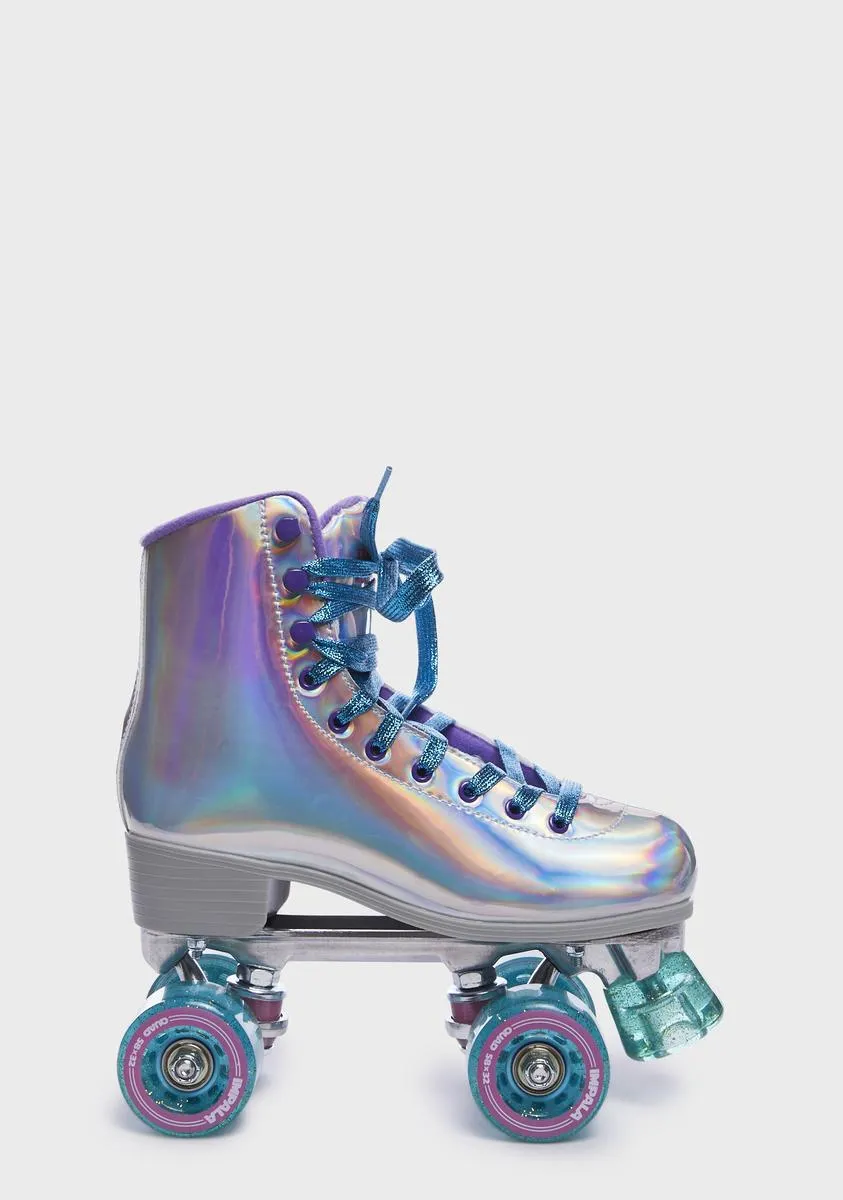 Holographic Impala Quad Skates