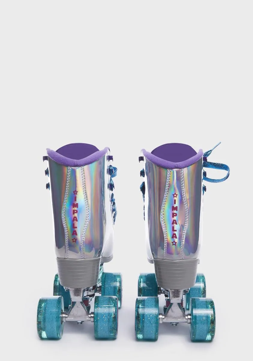 Holographic Impala Quad Skates