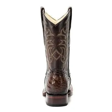 Men's King Exotic Caiman Tail Wide Square Toe Boot 48220116