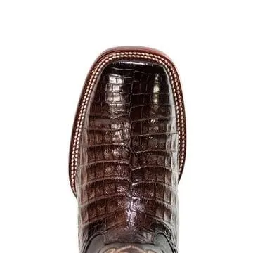 Men's King Exotic Caiman Tail Wide Square Toe Boot 48220116