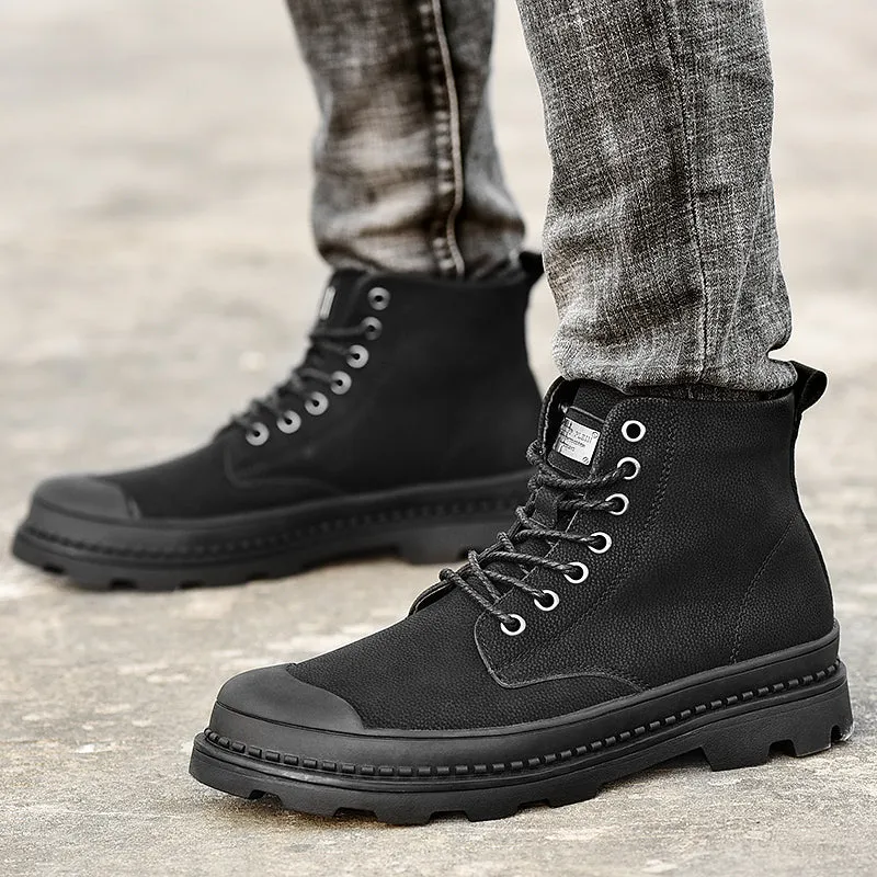 Men's Winter Warm Genuine Leather Boots