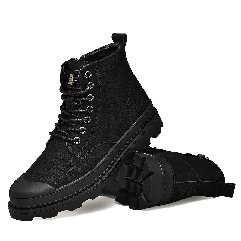 Men's Winter Warm Genuine Leather Boots