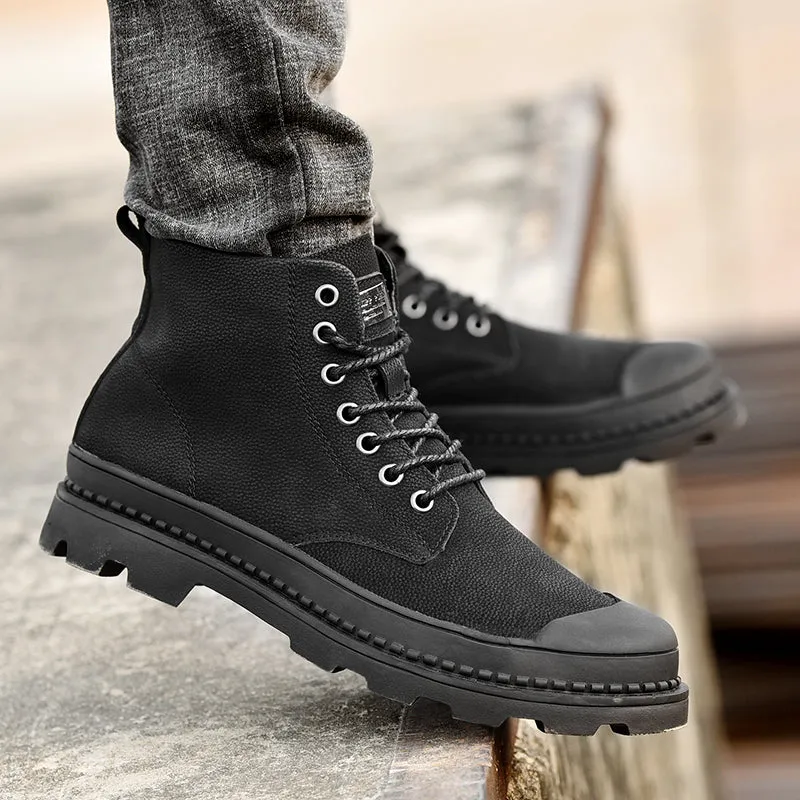 Men's Winter Warm Genuine Leather Boots