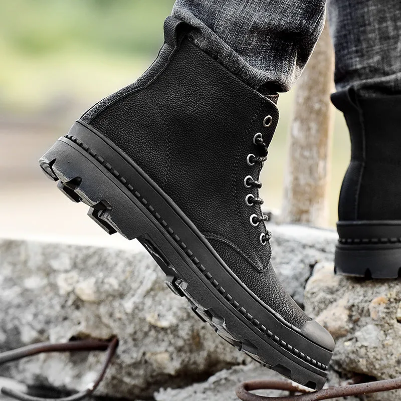 Men's Winter Warm Genuine Leather Boots