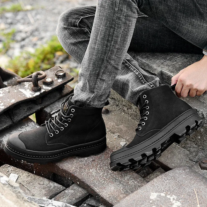 Men's Winter Warm Genuine Leather Boots