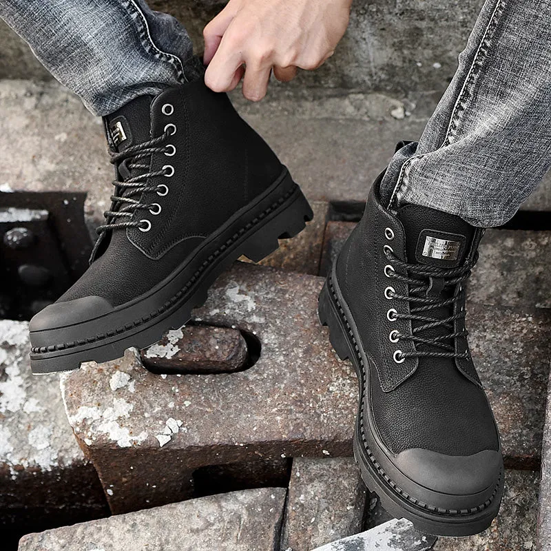 Men's Winter Warm Genuine Leather Boots