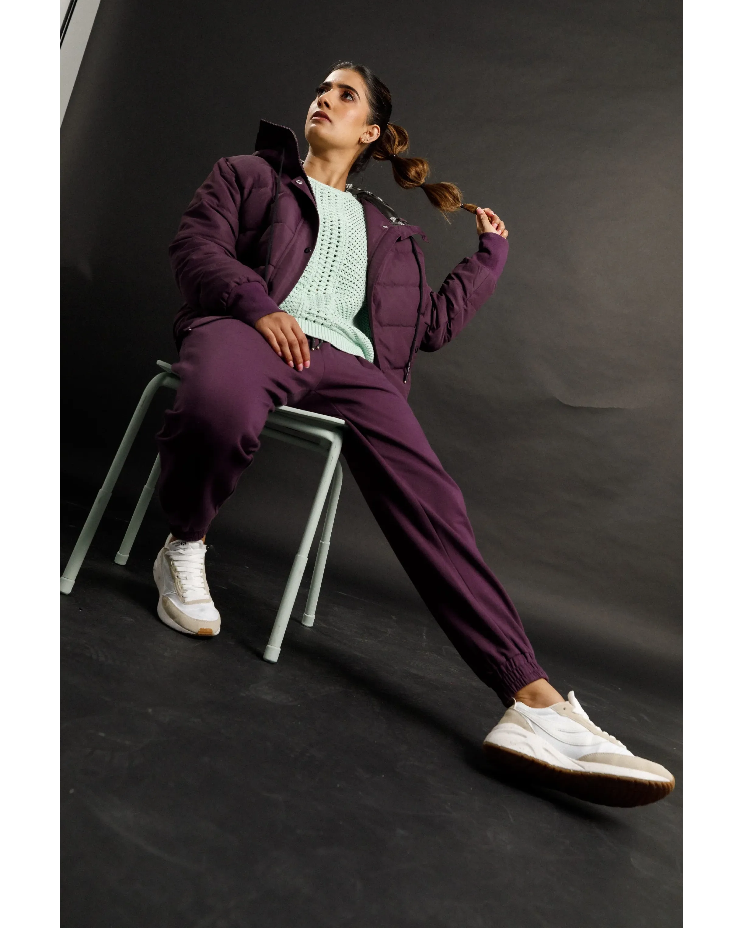 Rose Road Parker Pant - Plum