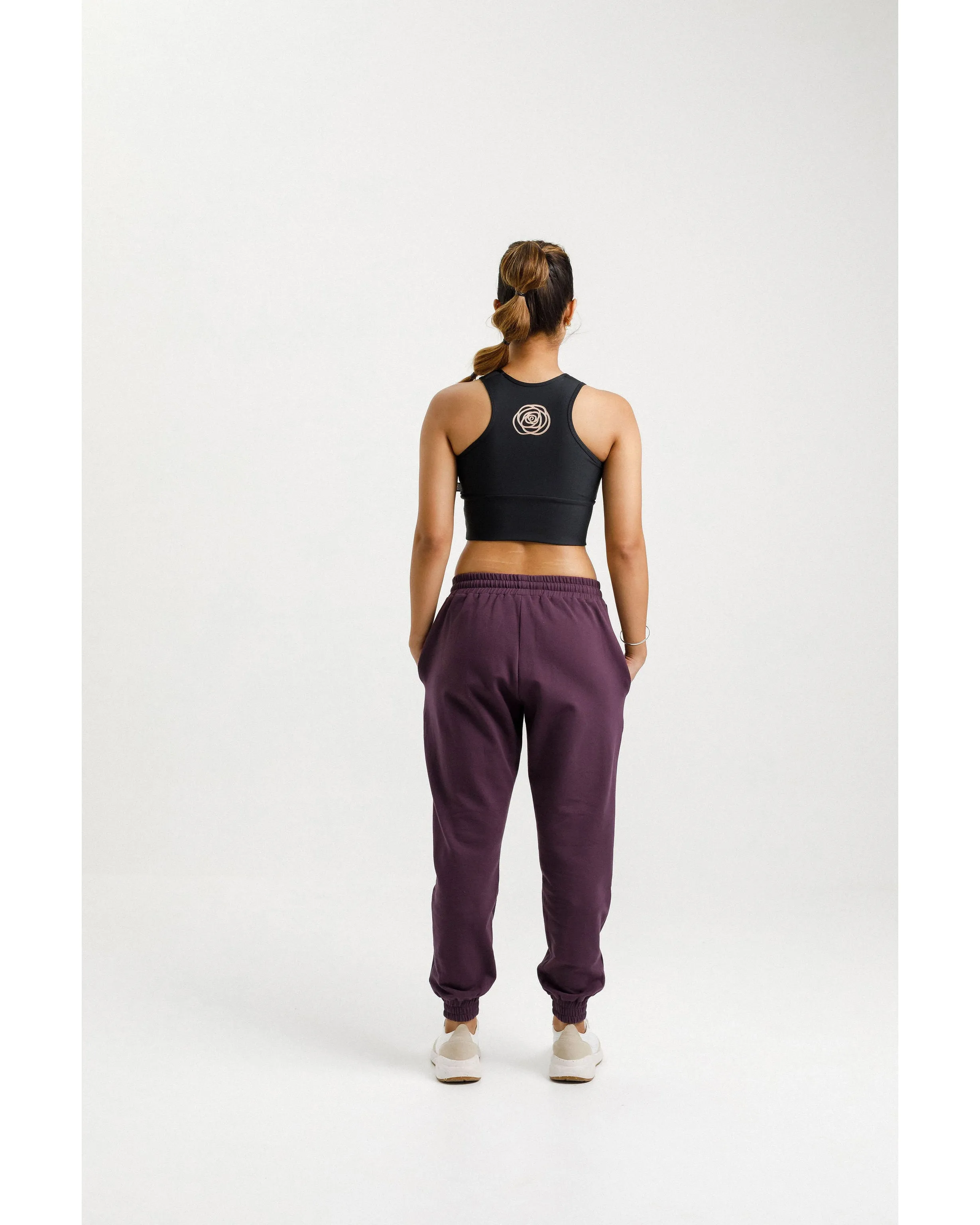 Rose Road Parker Pant - Plum