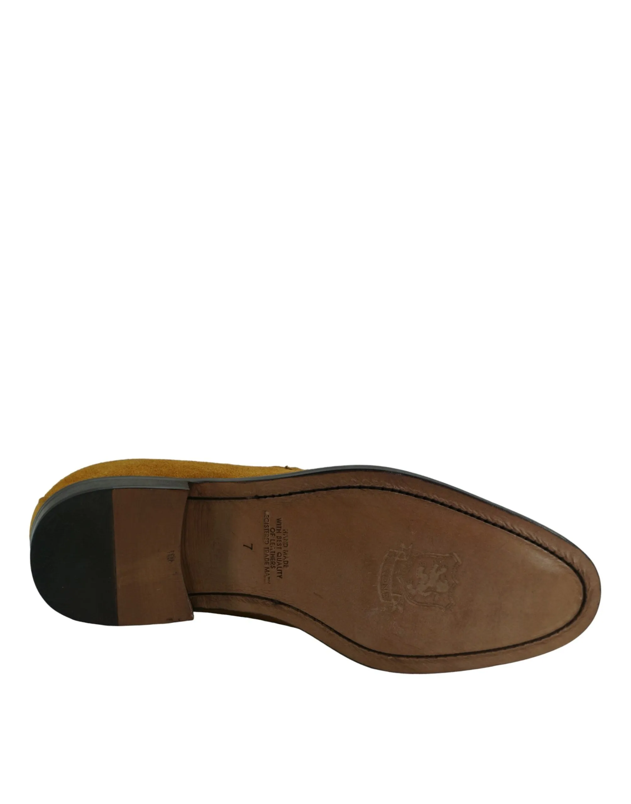 Saxone of Scotland Elegant Tan Calfskin Loafers for Men