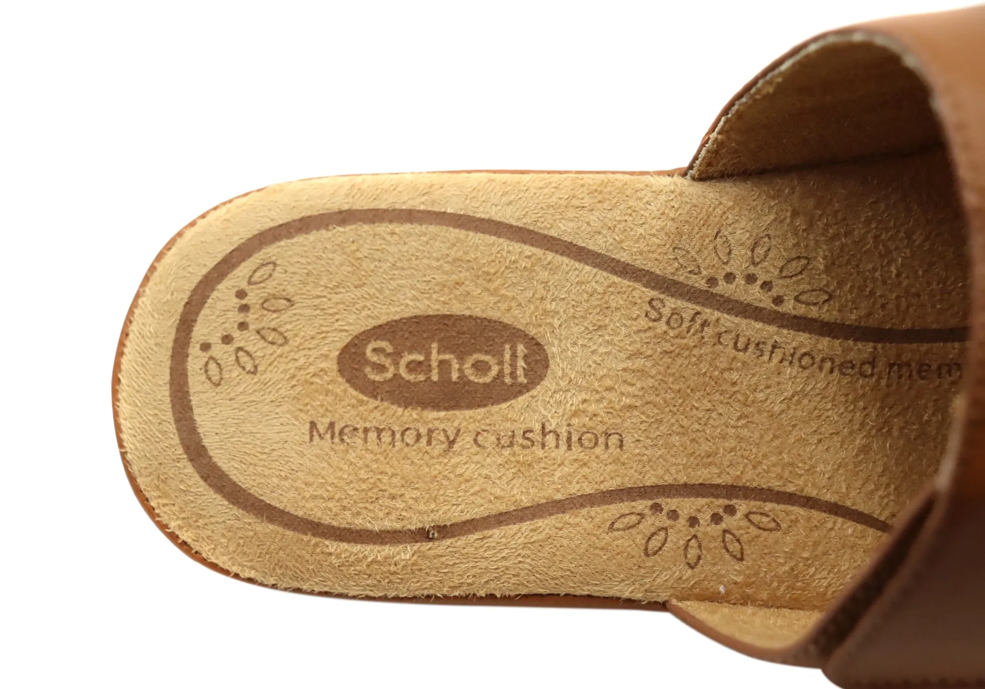 Scholl Orthaheel Cora Womens Comfortable Memory Foam Slide Sandals