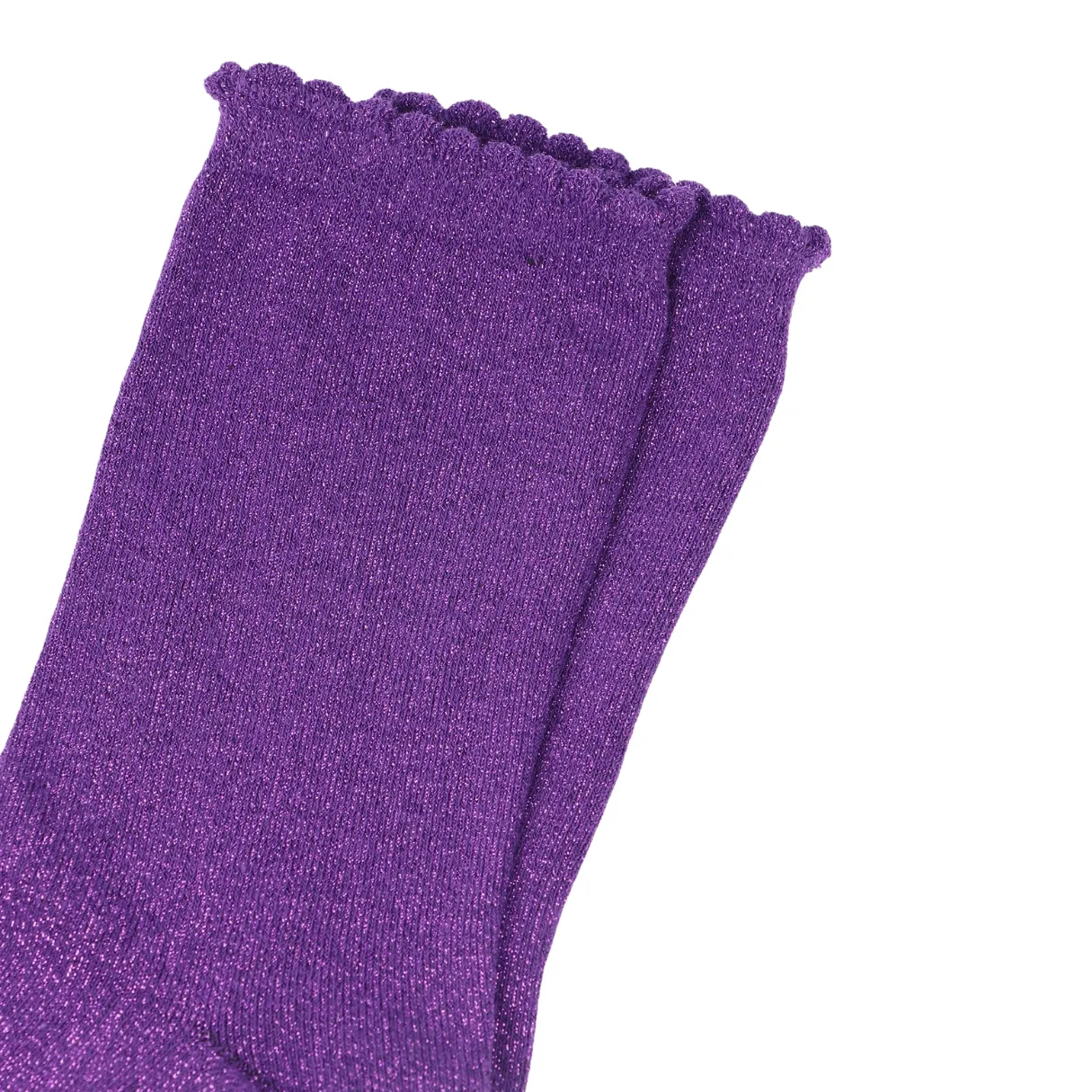 Sparkly Ankle Socks Purple