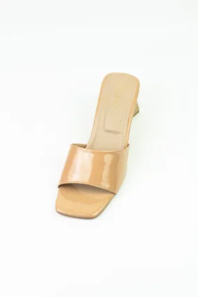 Spunkz Nude Women's Block Heel Sandals