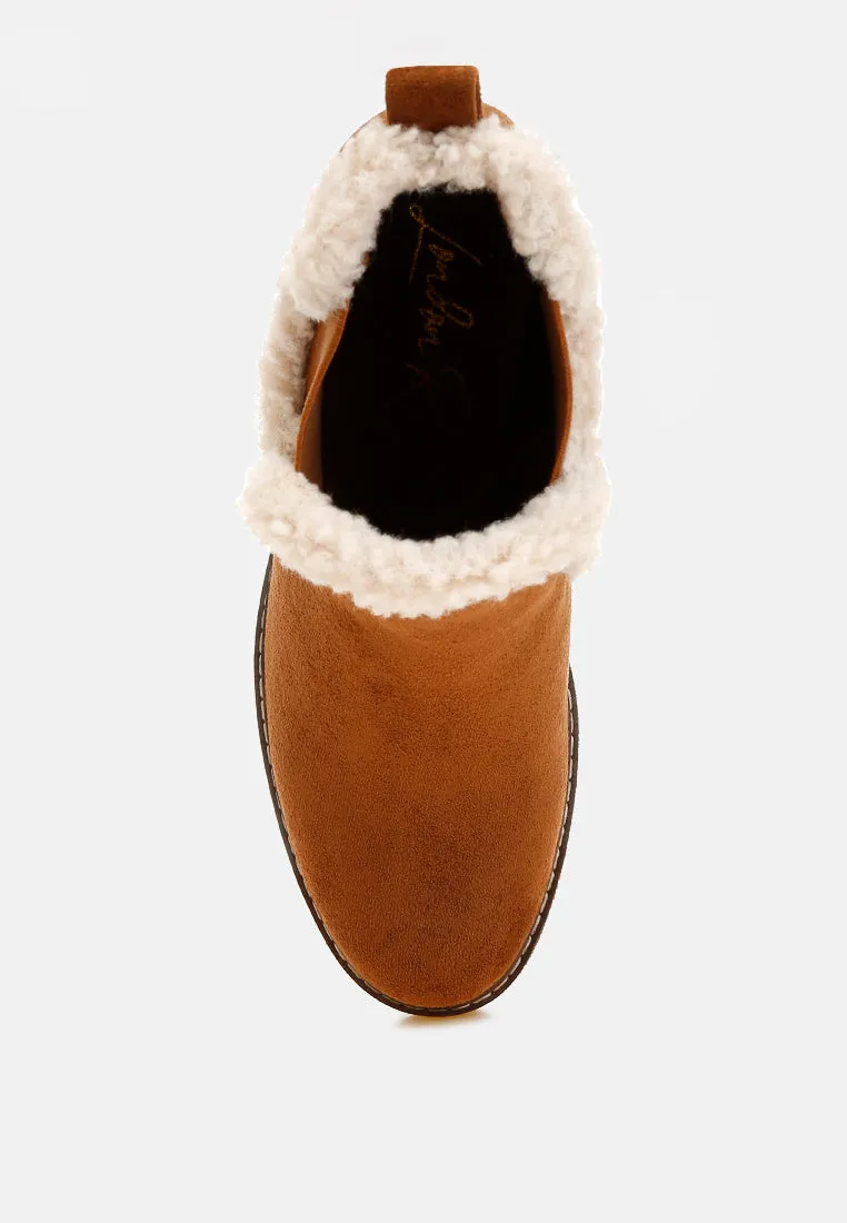 Thunderhoof Faux Fur Lined Chelsea Boots