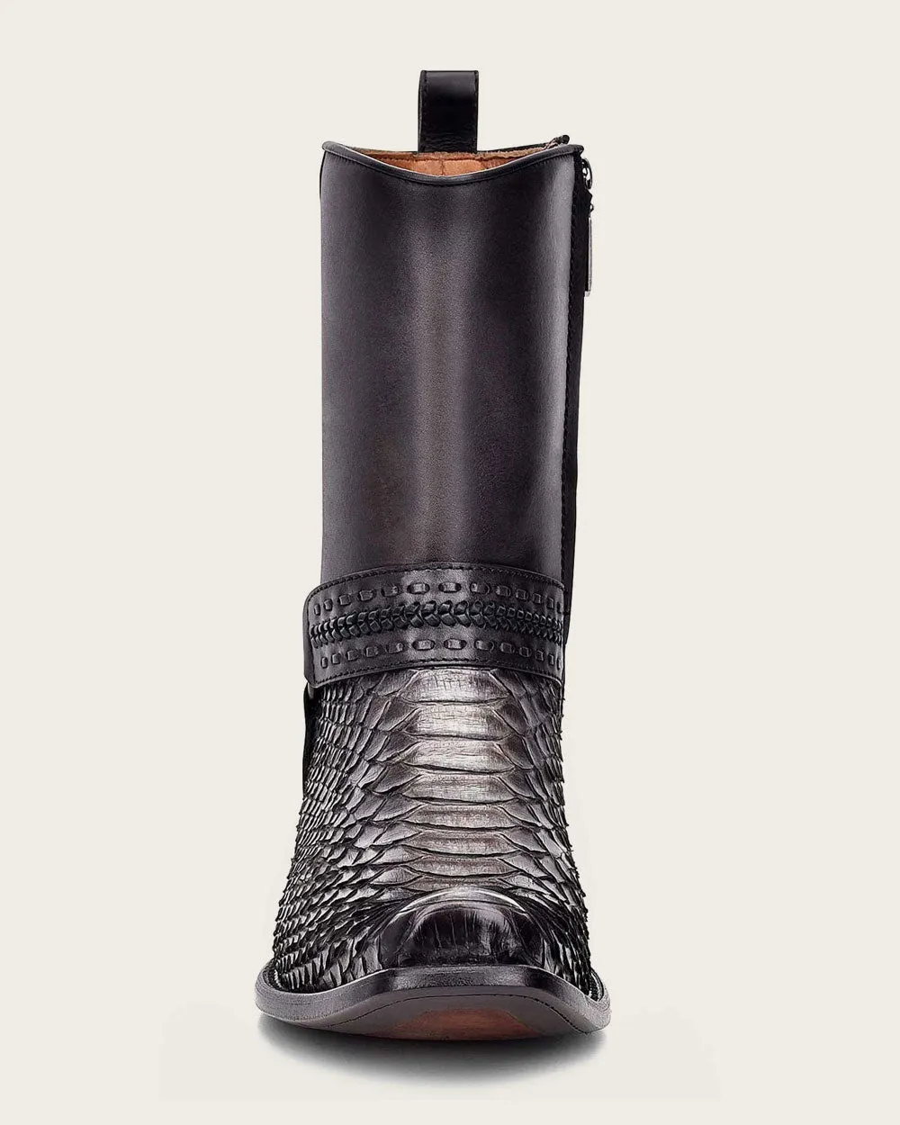 Urban grey exotic boot