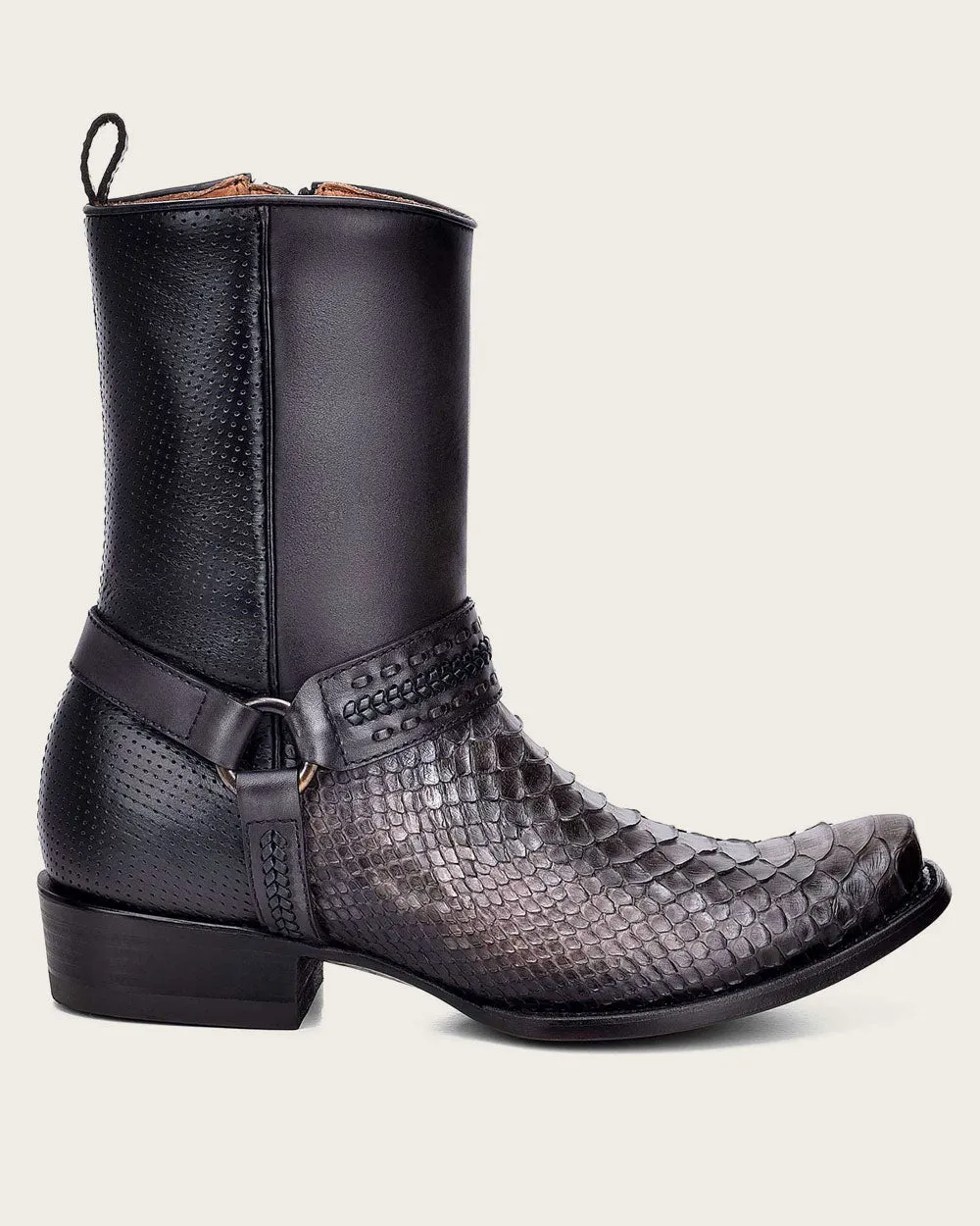 Urban grey exotic boot