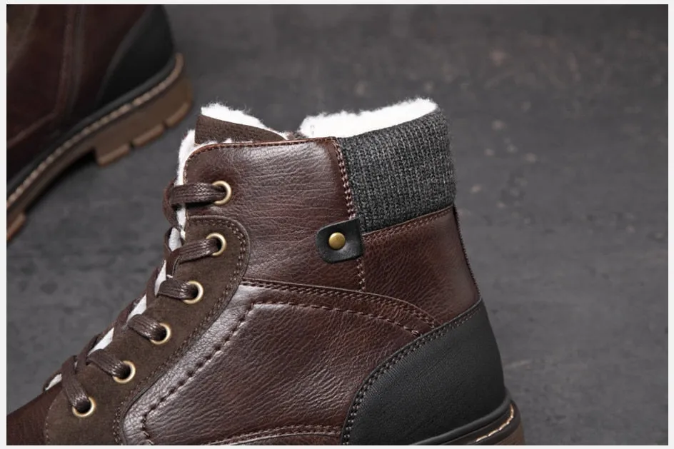 West Louis™ American Handmade Leather Winter Boots