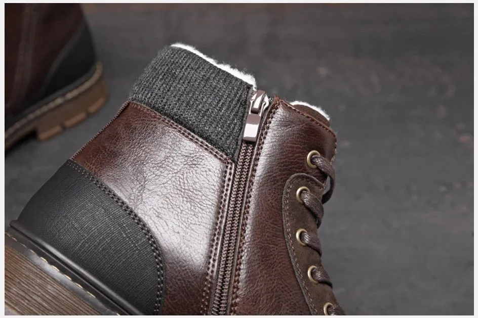 West Louis™ American Handmade Leather Winter Boots