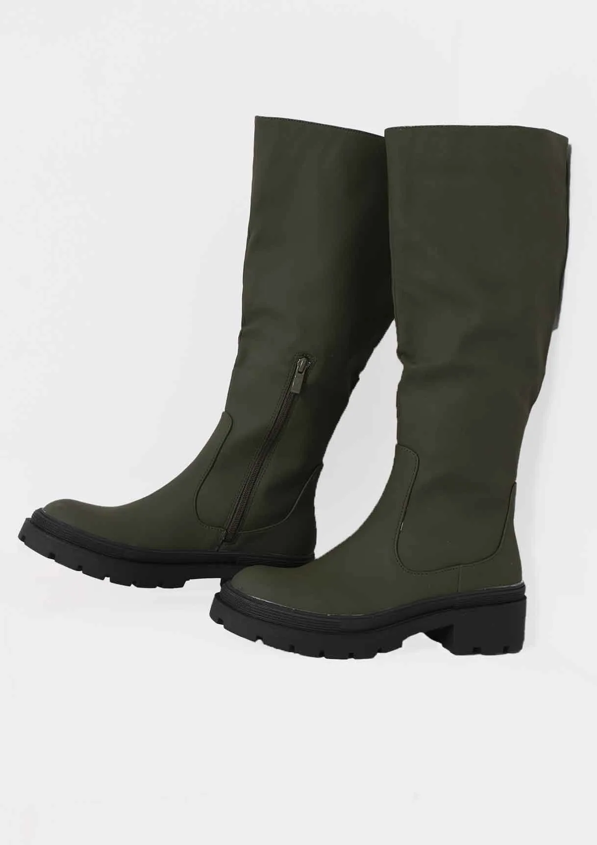 Zeke Khaki Wellie Boots